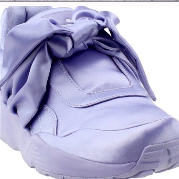 PUMA FENTY Purple Bow Sneakers NEW NWT - Picture 8 of 9